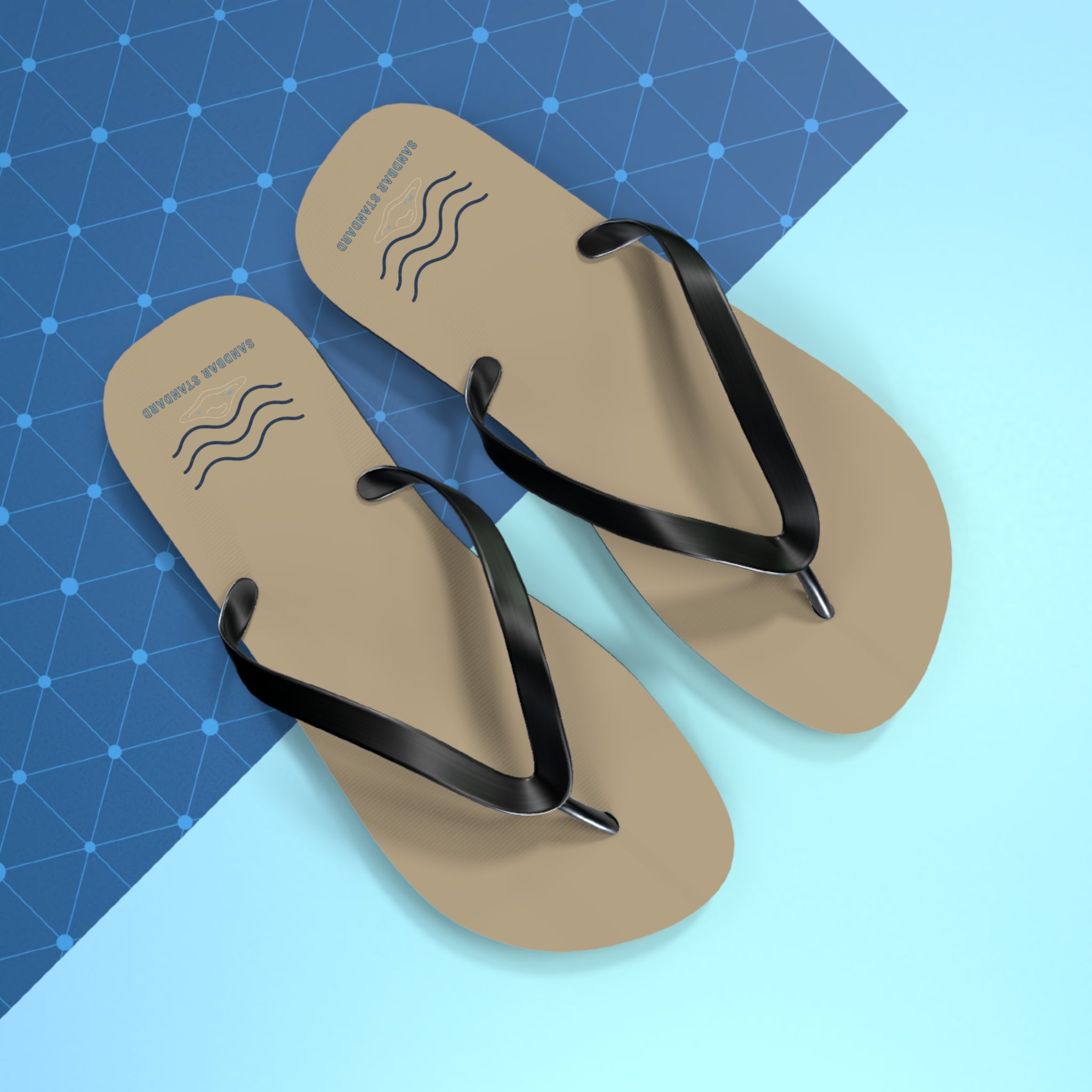 Beach Wave Flip Flops — Minimal Sand Casual Sandals