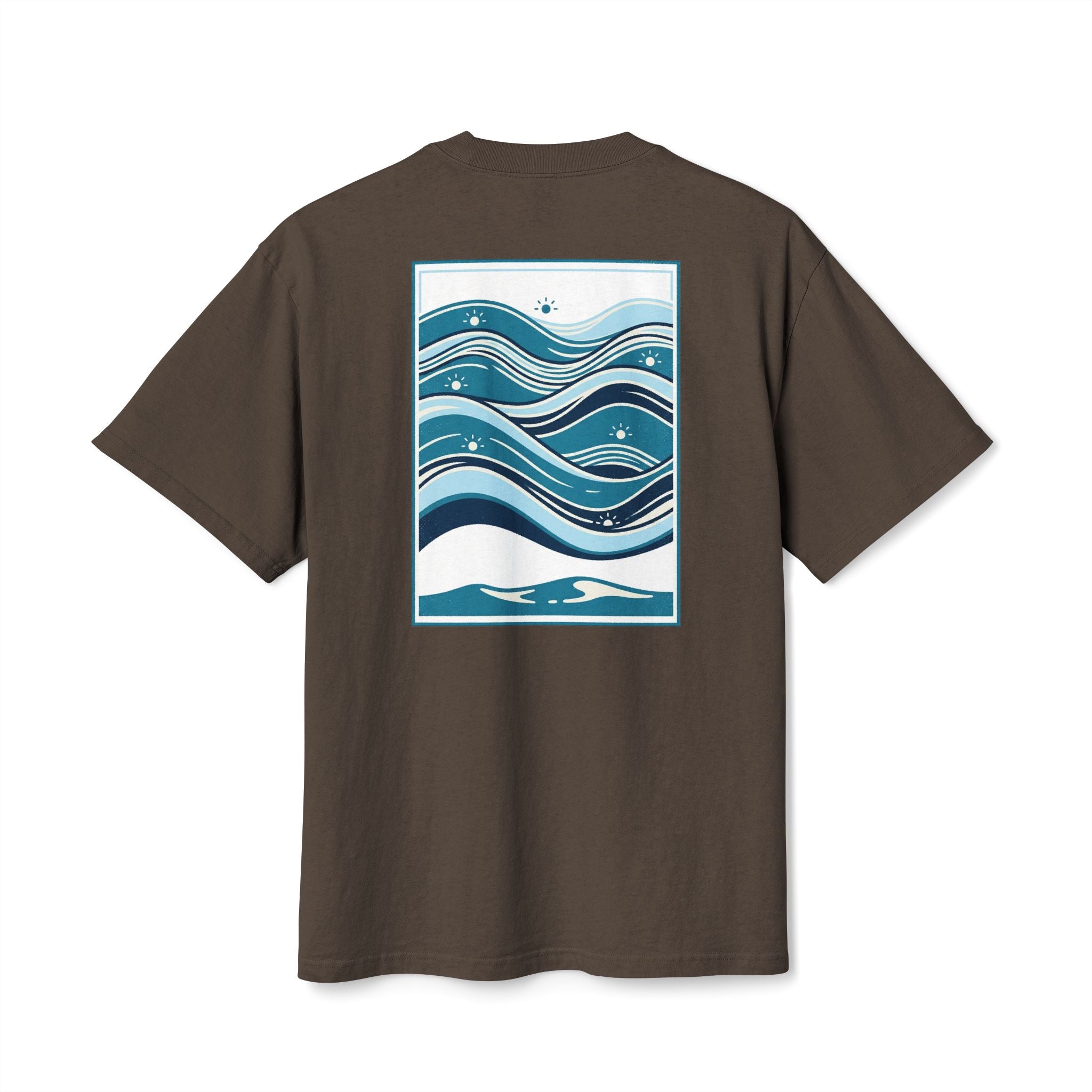 Vintage Surf Tee — "Sandbar Standard" Wave Graphic Shirt