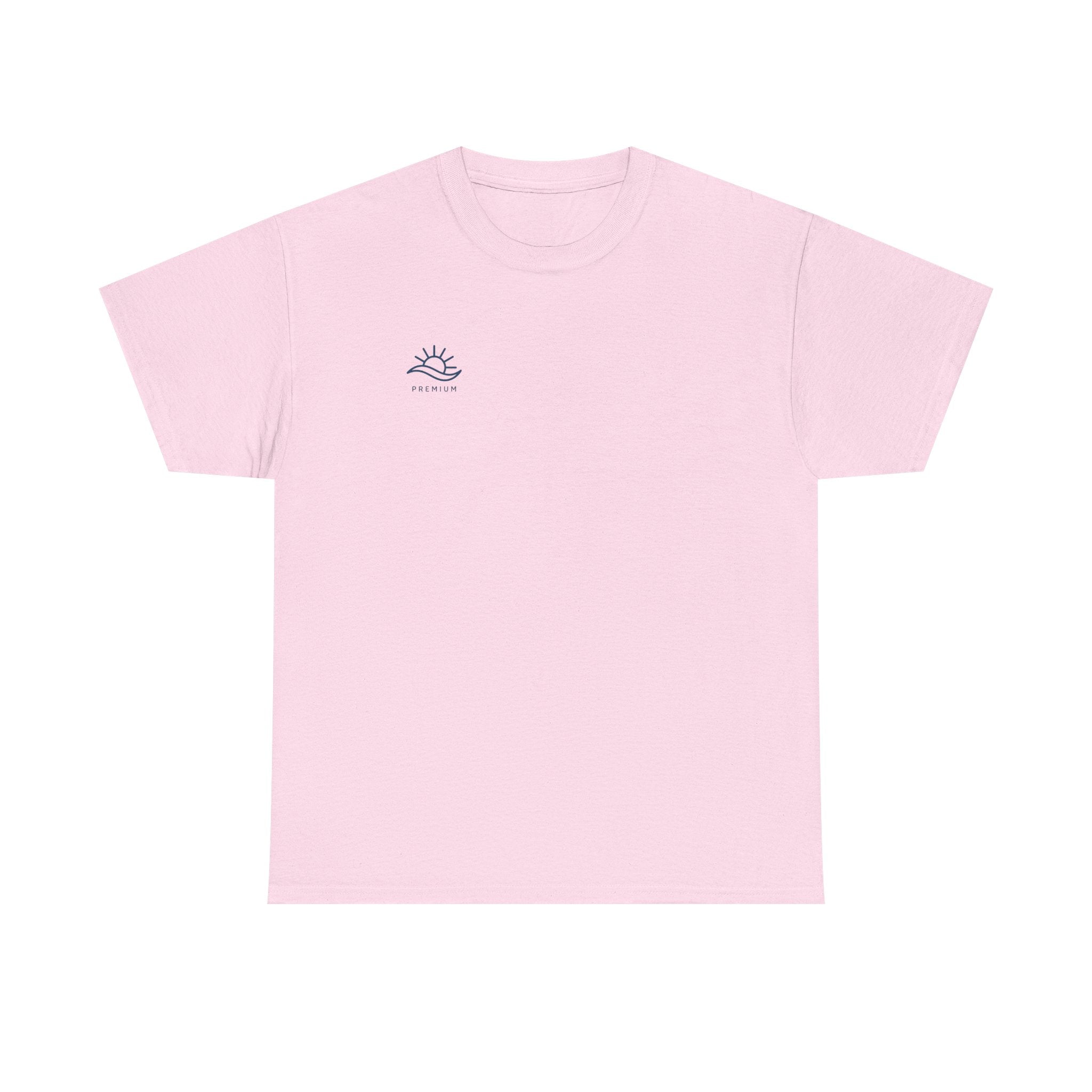 T-Shirt — Minimal Wave Logo Tee (Small Chest Graphic)