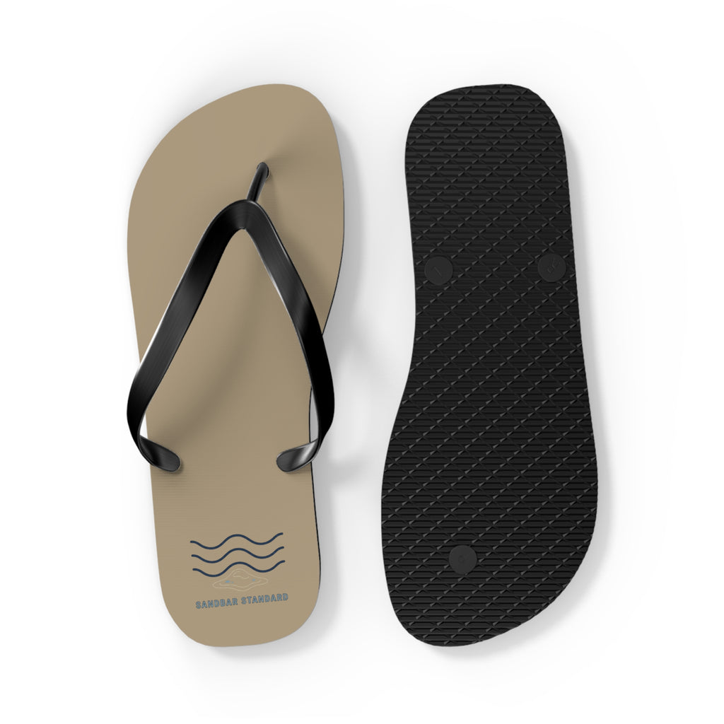 Beach Wave Flip Flops — Minimal Sand Casual Sandals