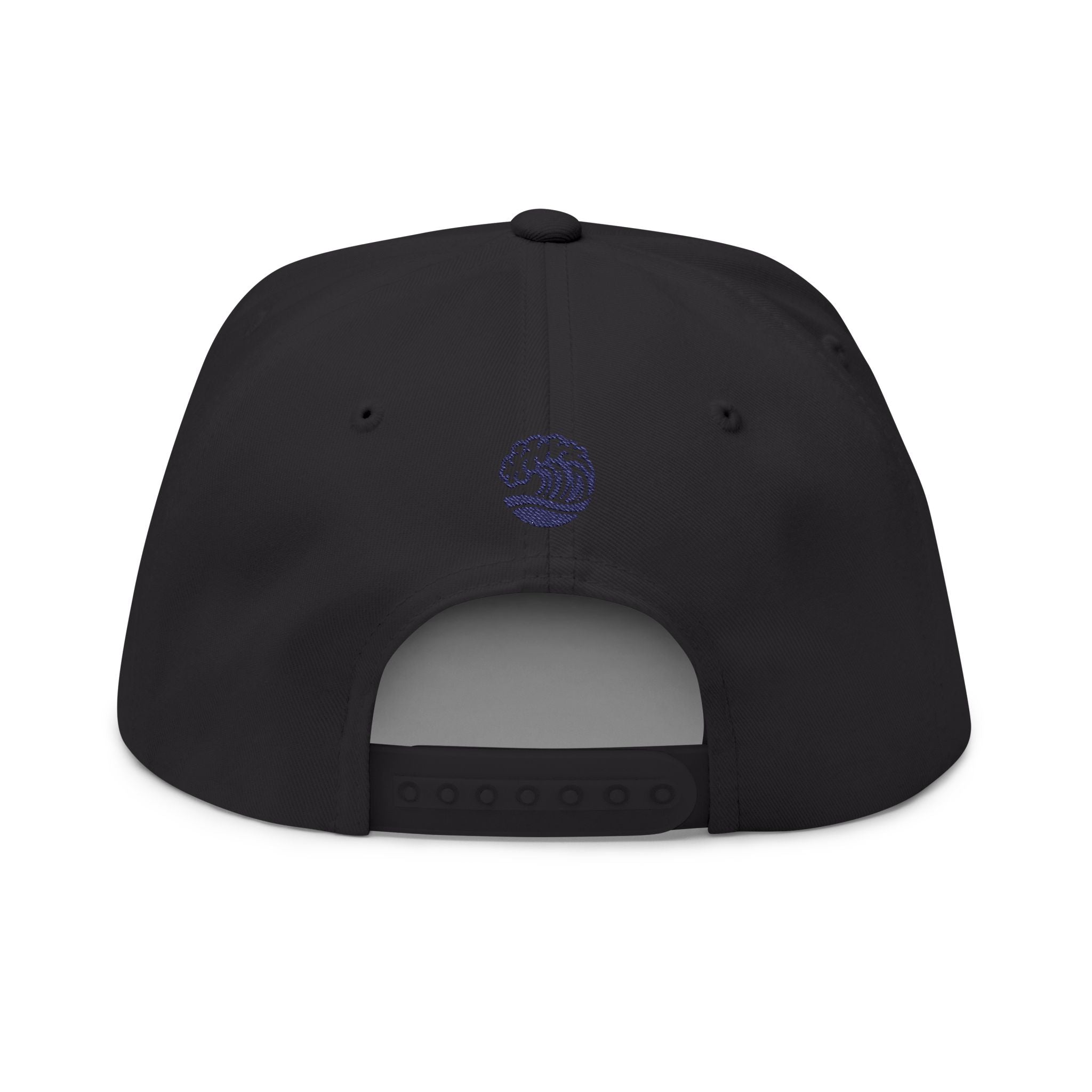 Embroidered Wave Snapback Cap — 'Sandbar Standard' Beach Hat