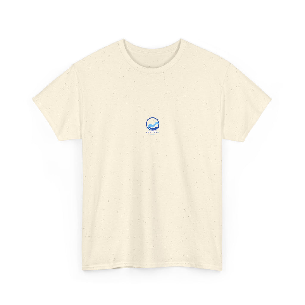 Sandbar Current Mark Tee white color mockup