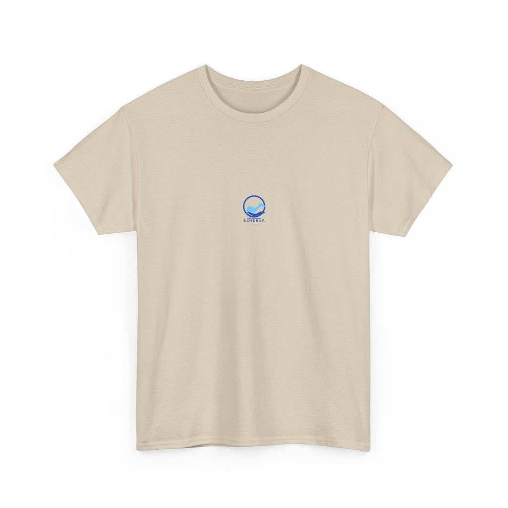 Sandbar Current Mark Tee lifestyle front mockup