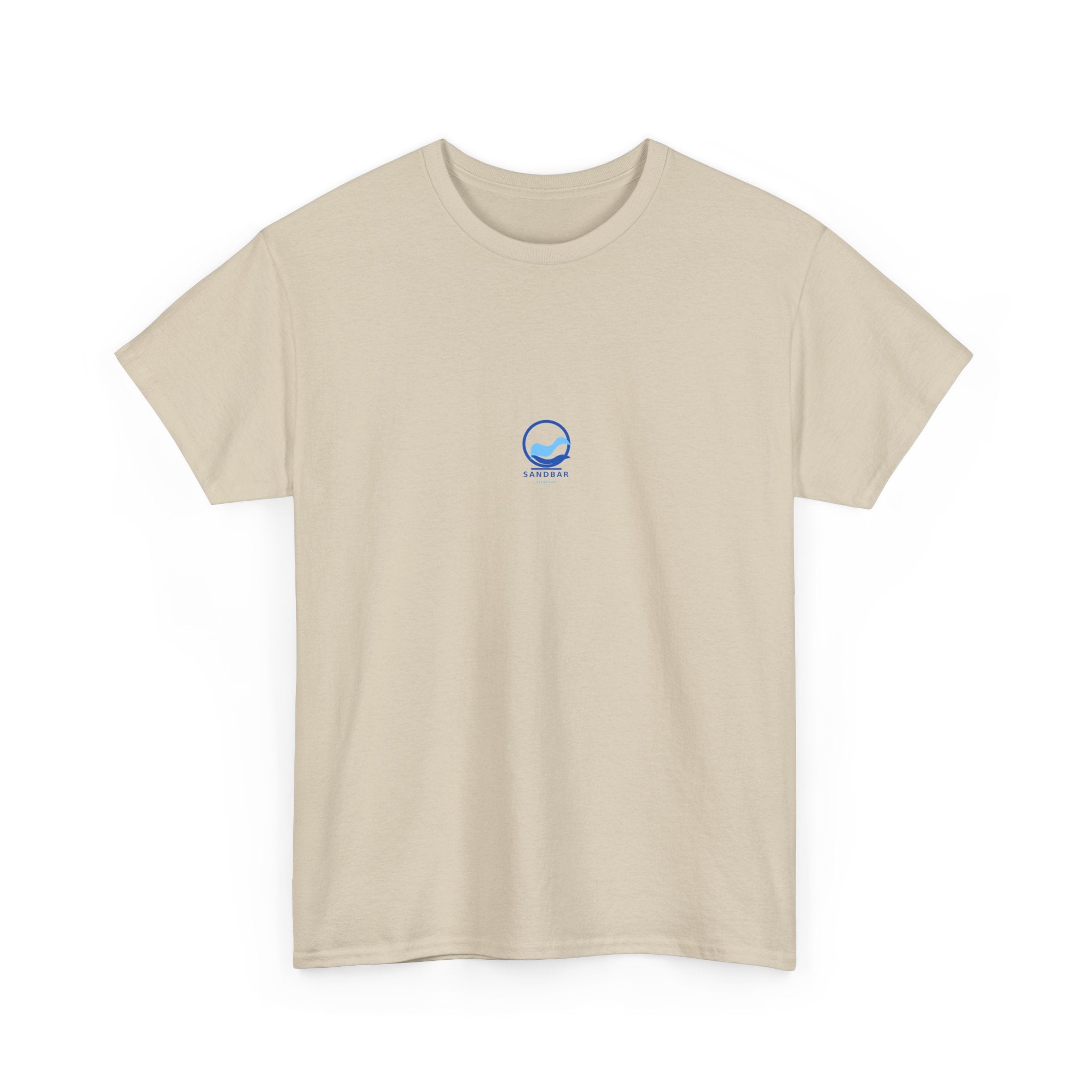 Sandbar Current Mark Tee lifestyle front mockup