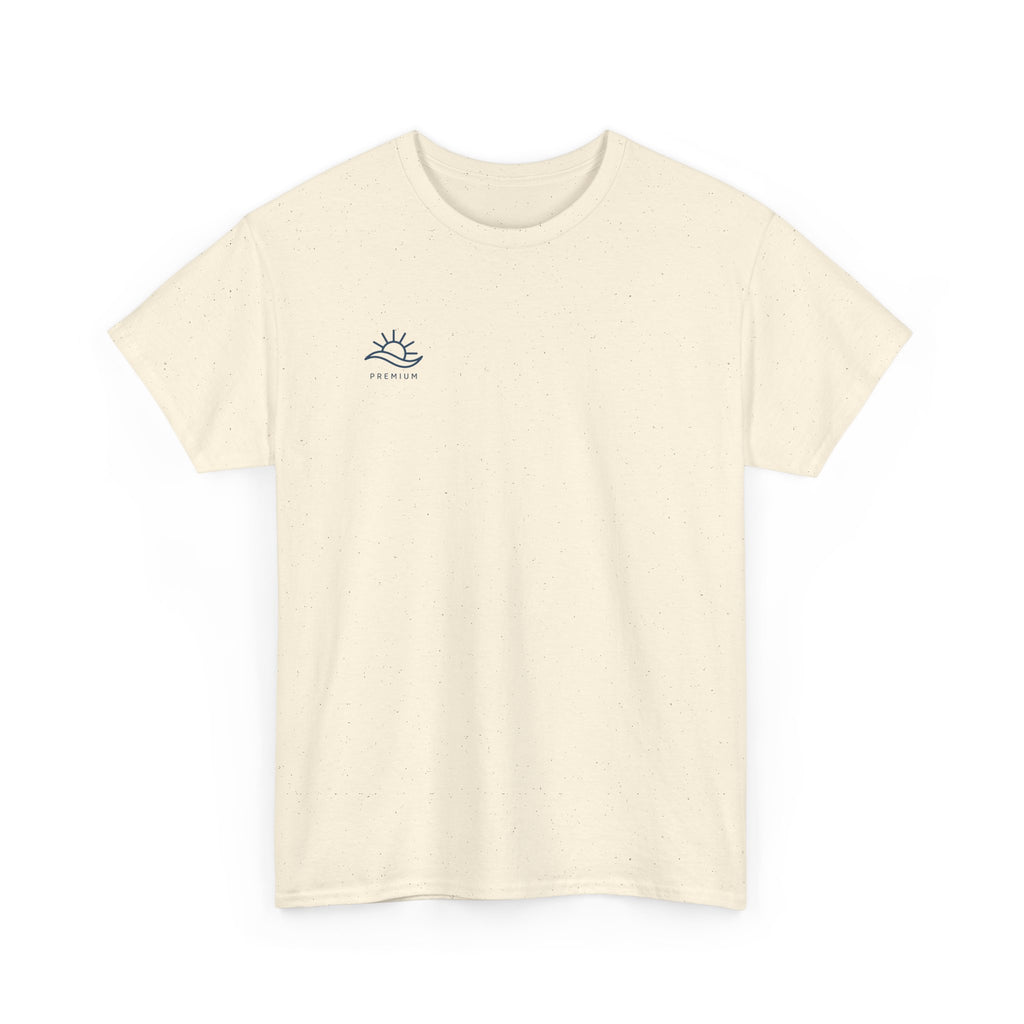 T-Shirt — Minimal Wave Logo Tee (Small Chest Graphic)