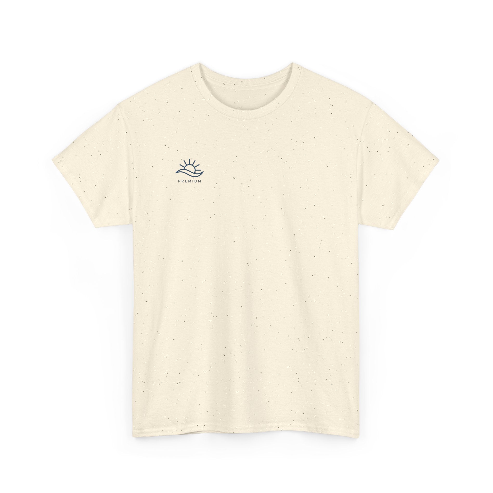 T-Shirt — Minimal Wave Logo Tee (Small Chest Graphic)