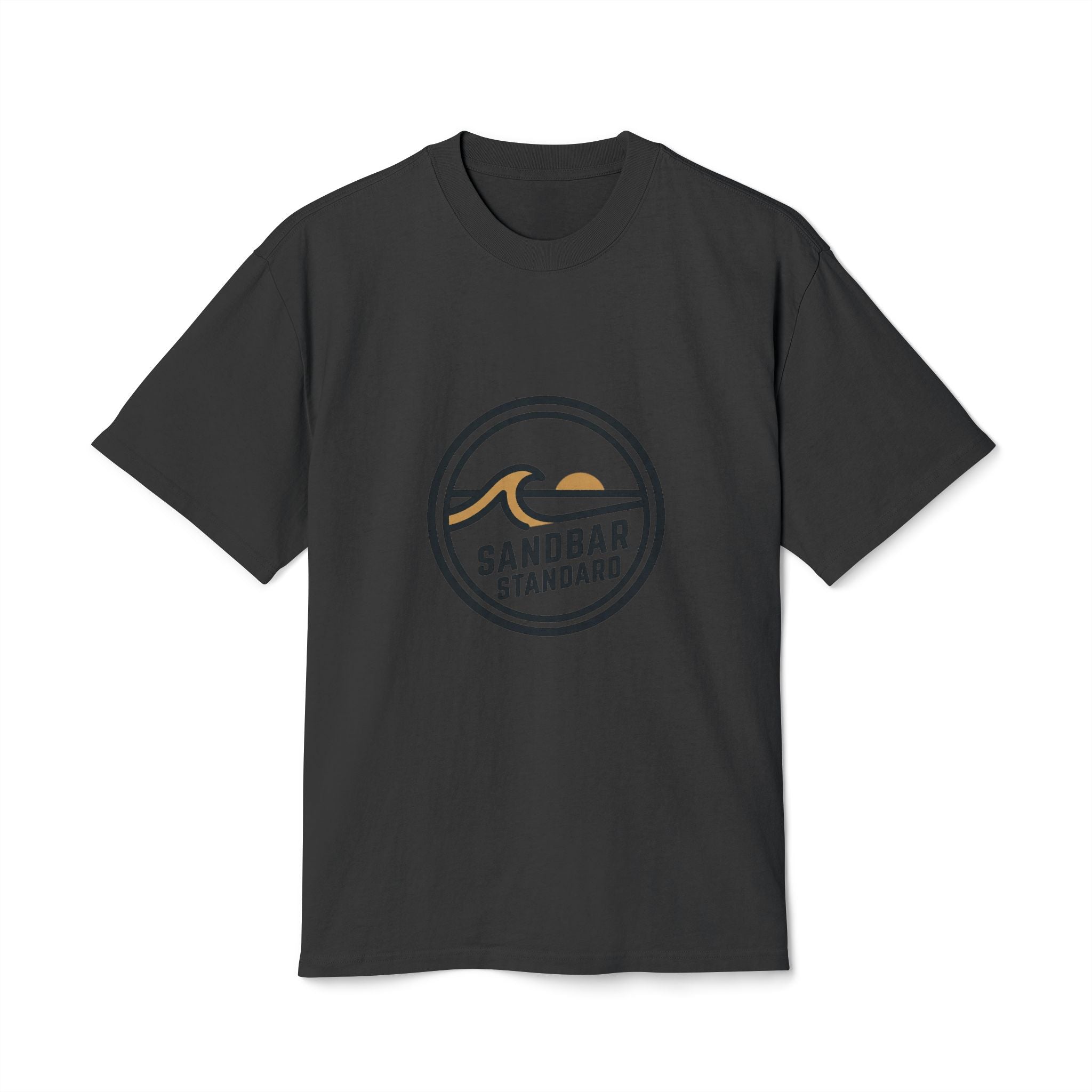 Vintage Surf Tee — "Sandbar Standard" Wave Graphic Shirt