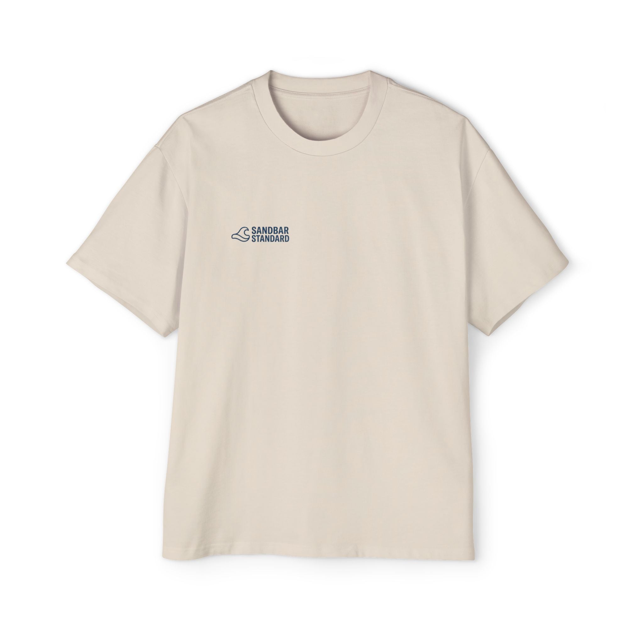 Oversized Tee — Sandbar Standard Coastal Wave Graphic