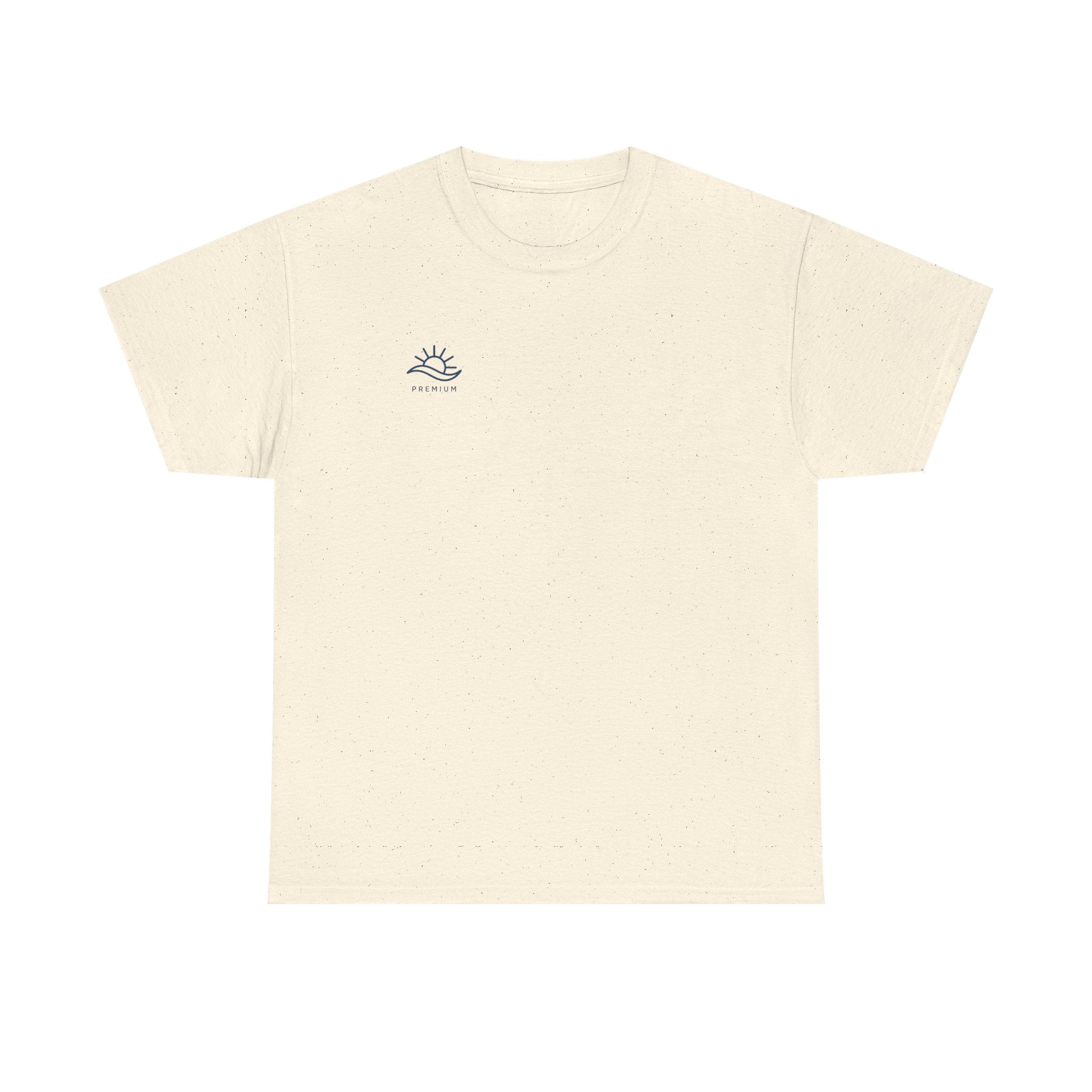T-Shirt — Minimal Wave Logo Tee (Small Chest Graphic)