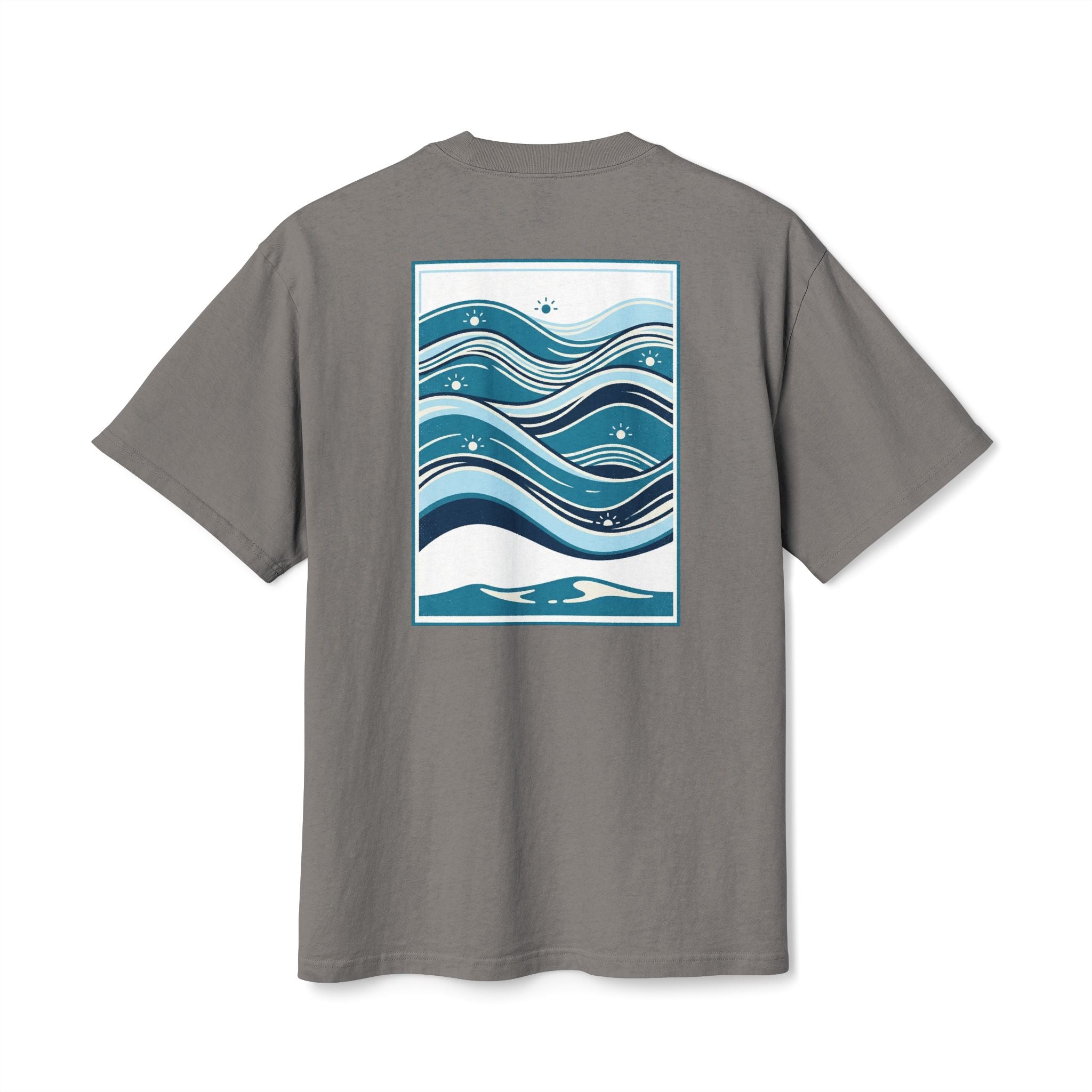 Vintage Surf Tee — "Sandbar Standard" Wave Graphic Shirt