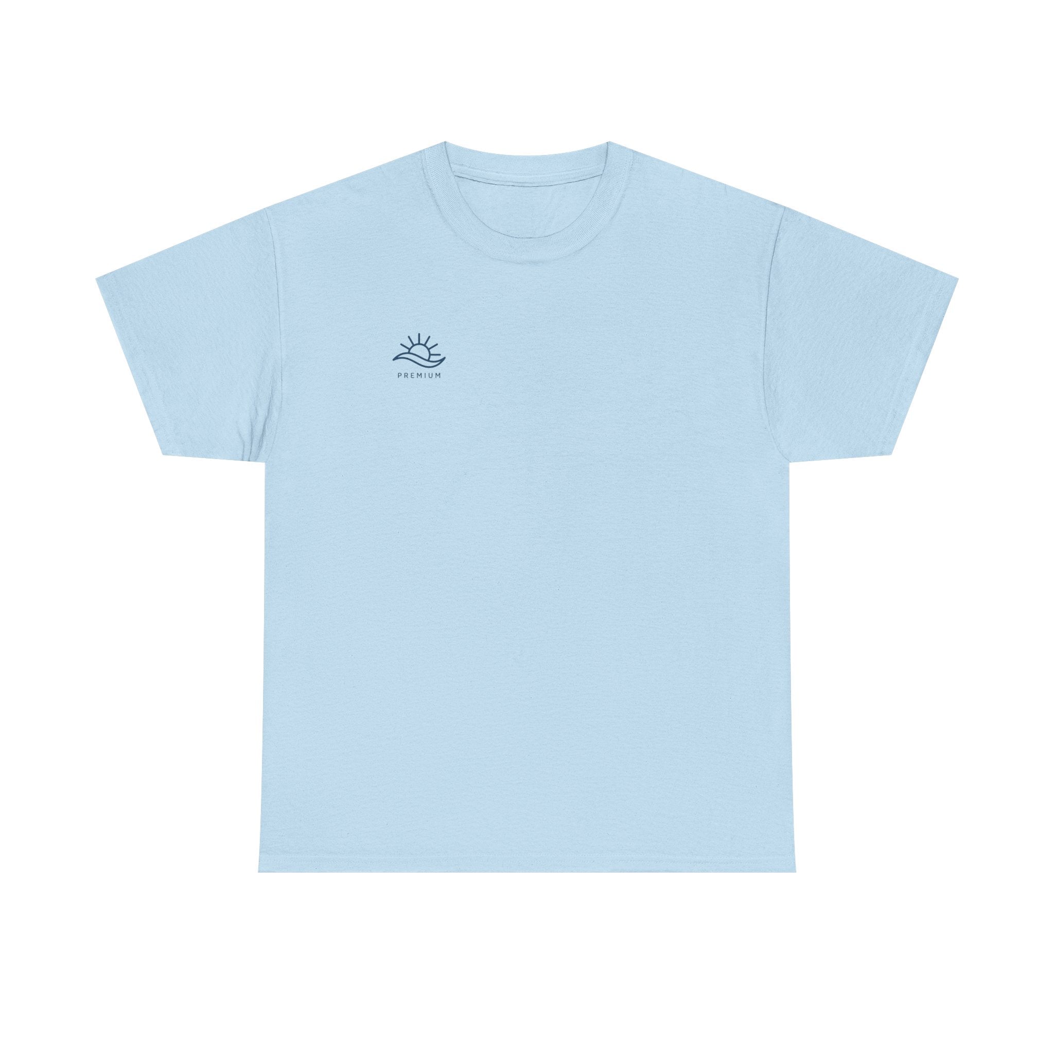 T-Shirt — Minimal Wave Logo Tee (Small Chest Graphic)