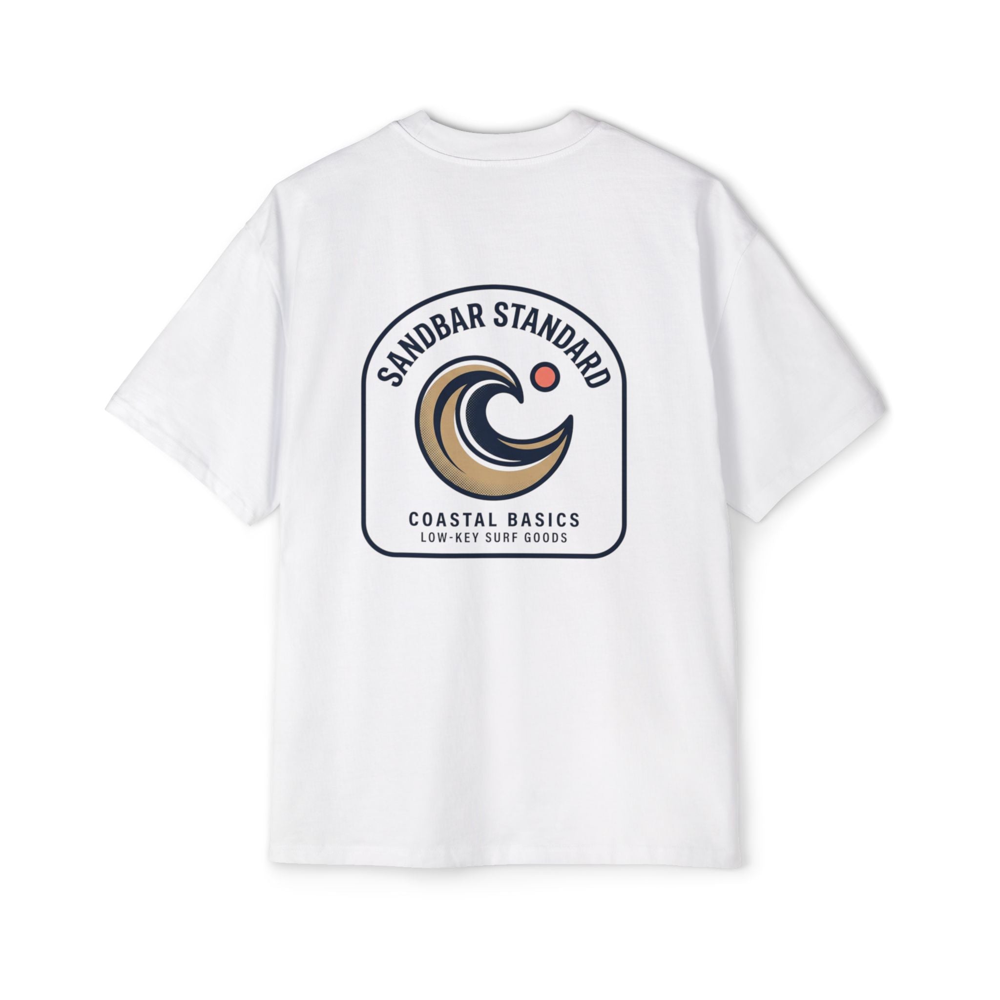 Oversized Tee — Sandbar Standard Coastal Wave Graphic