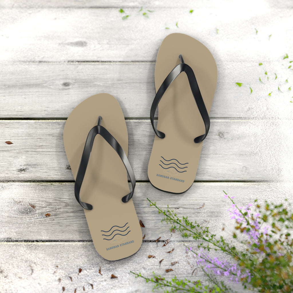 Beach Wave Flip Flops — Minimal Sand Casual Sandals