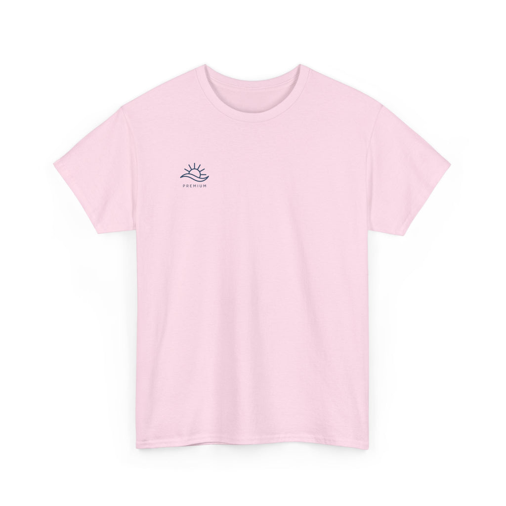 T-Shirt — Minimal Wave Logo Tee (Small Chest Graphic)