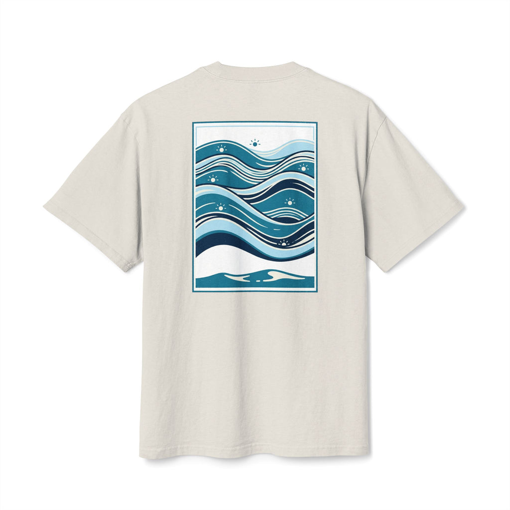 Vintage Surf Tee — "Sandbar Standard" Wave Graphic Shirt