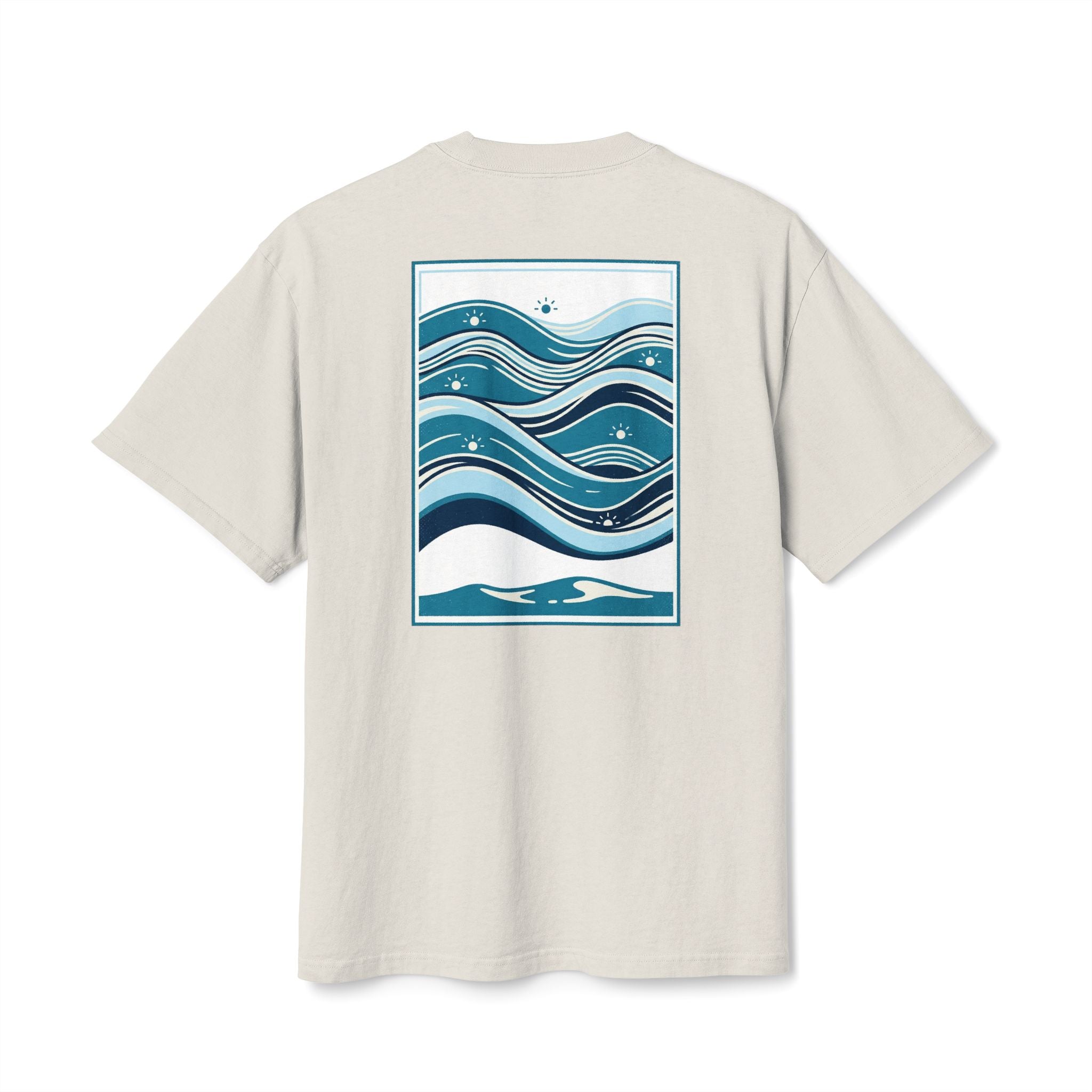 Vintage Surf Tee — "Sandbar Standard" Wave Graphic Shirt