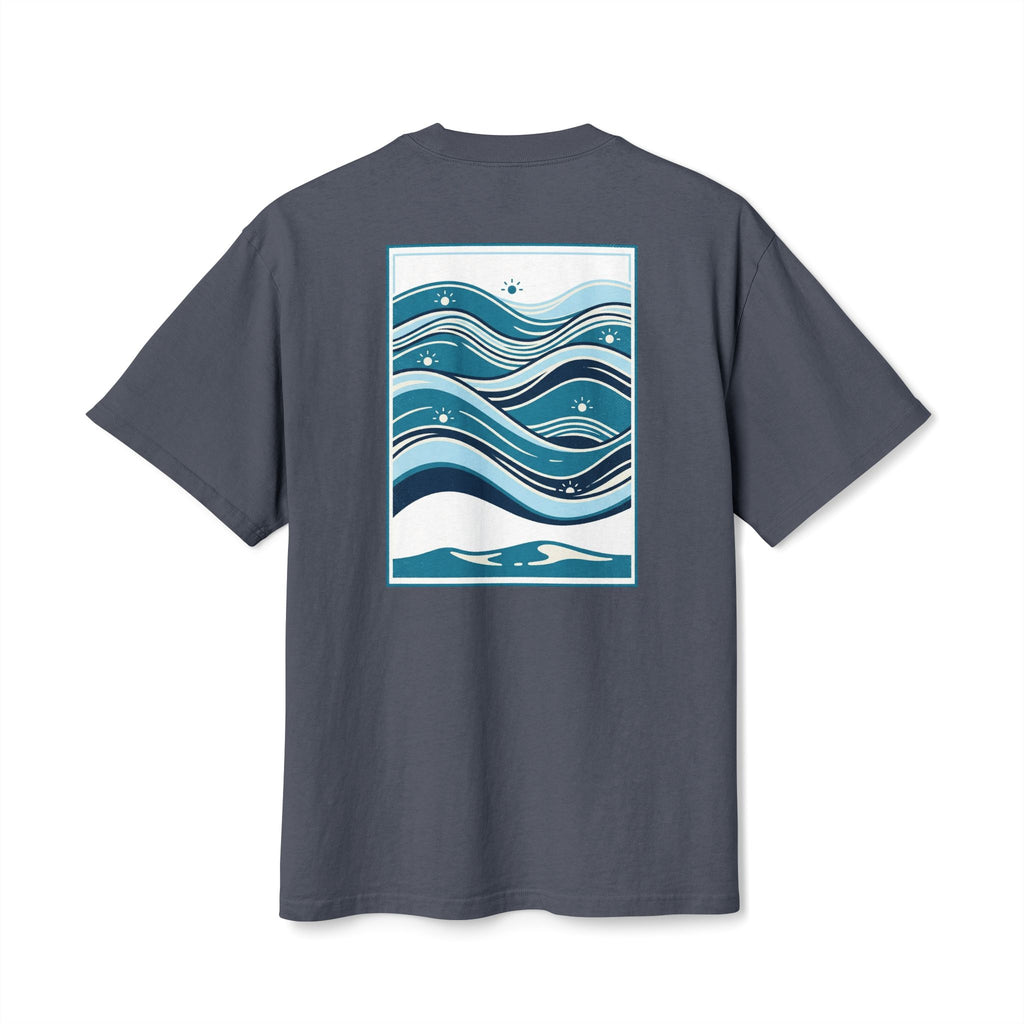 Vintage Surf Tee — "Sandbar Standard" Wave Graphic Shirt