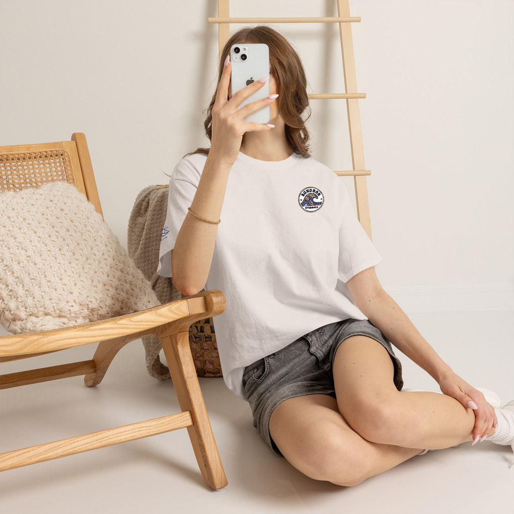 Wave Crest Graphic Tee — Coastal Surf Embroidered T-Shirt