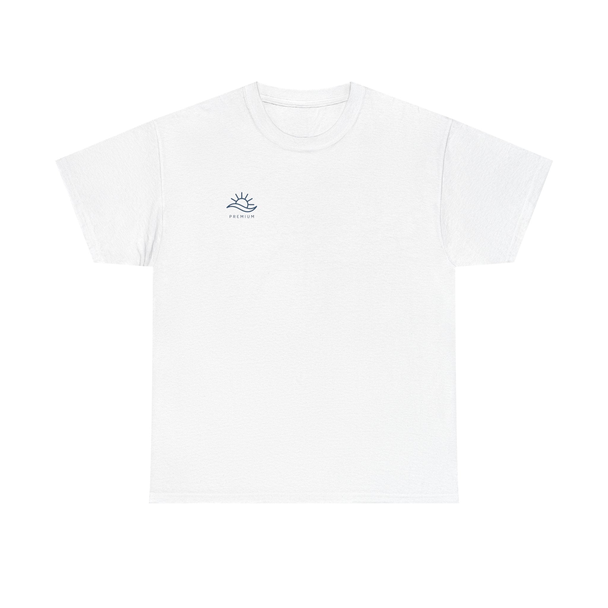 T-Shirt — Minimal Wave Logo Tee (Small Chest Graphic)