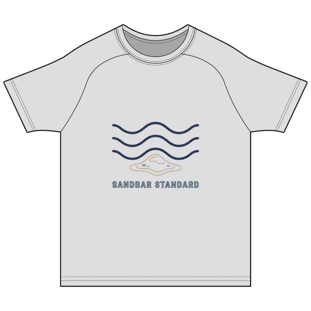 Sandbar Standard Rashguard Tee — Beach Waves Surf Shirt