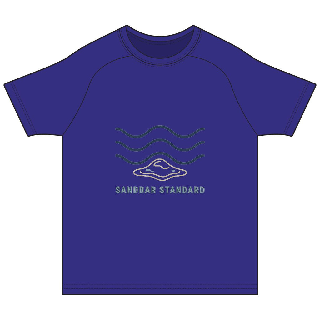 Sandbar Standard Rashguard Tee — Beach Waves Surf Shirt
