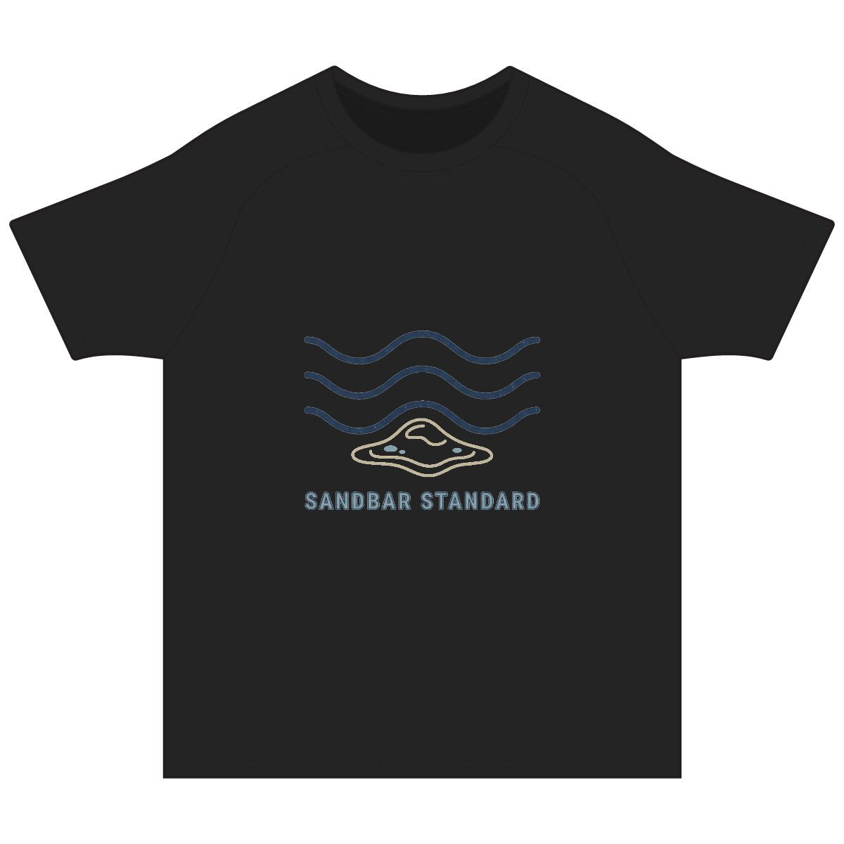 Sandbar Standard Rashguard Tee — Beach Waves Surf Shirt