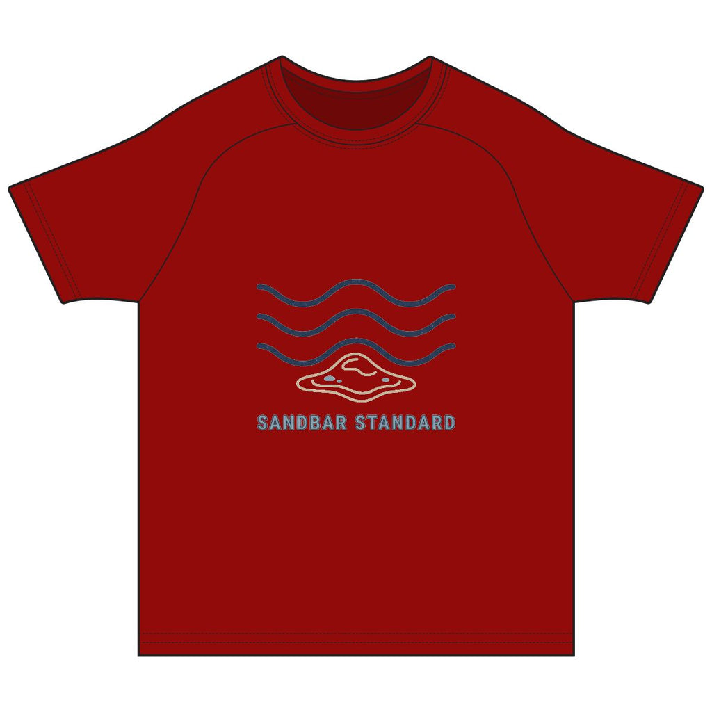 Sandbar Standard Rashguard Tee — Beach Waves Surf Shirt